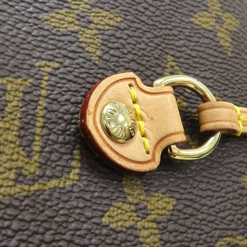 棕色 原花 帆布 NeverFull GM 托特包 M40157-8