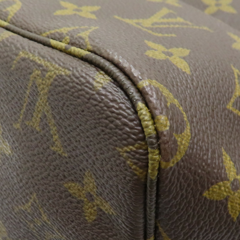 棕色 原花 帆布 NeverFull GM 托特包 M40157-13