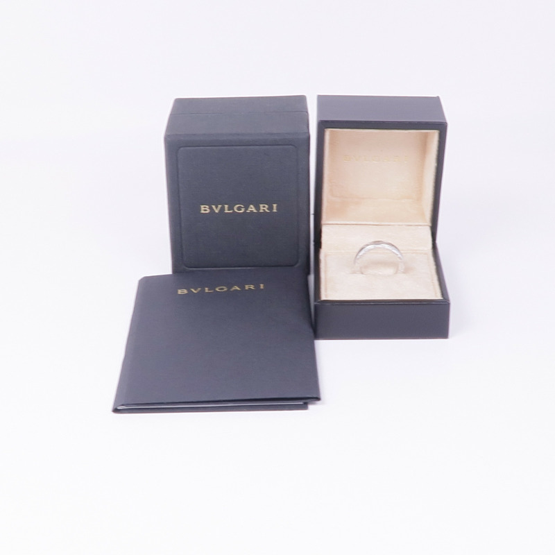 BVLGARI 18K白金B-zero1 Diamond鑽石戒指US#7.5/BVLGARI#56-5