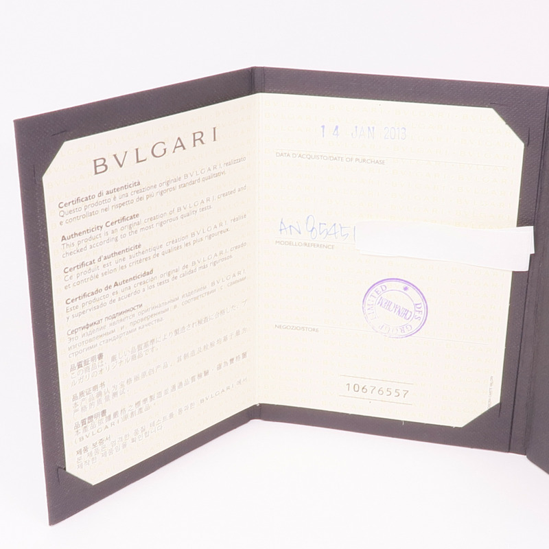 BVLGARI 18K玫瑰金Bulgari Monologo Diamond鑽石戒指US#8.5/BVLGARI#59-6