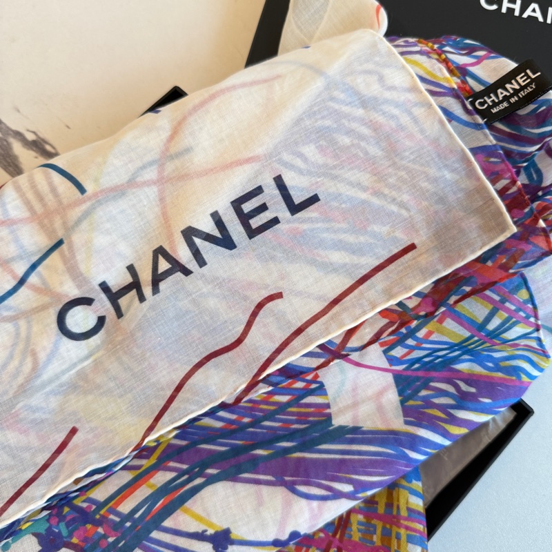 香奈兒超美披肩 可以當圍巾 質感很好-2