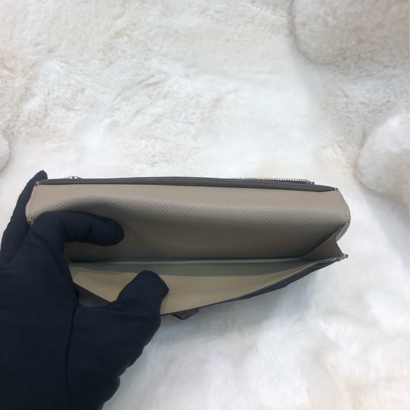 Hermes Bearn 杏色長銀包 XB584-6