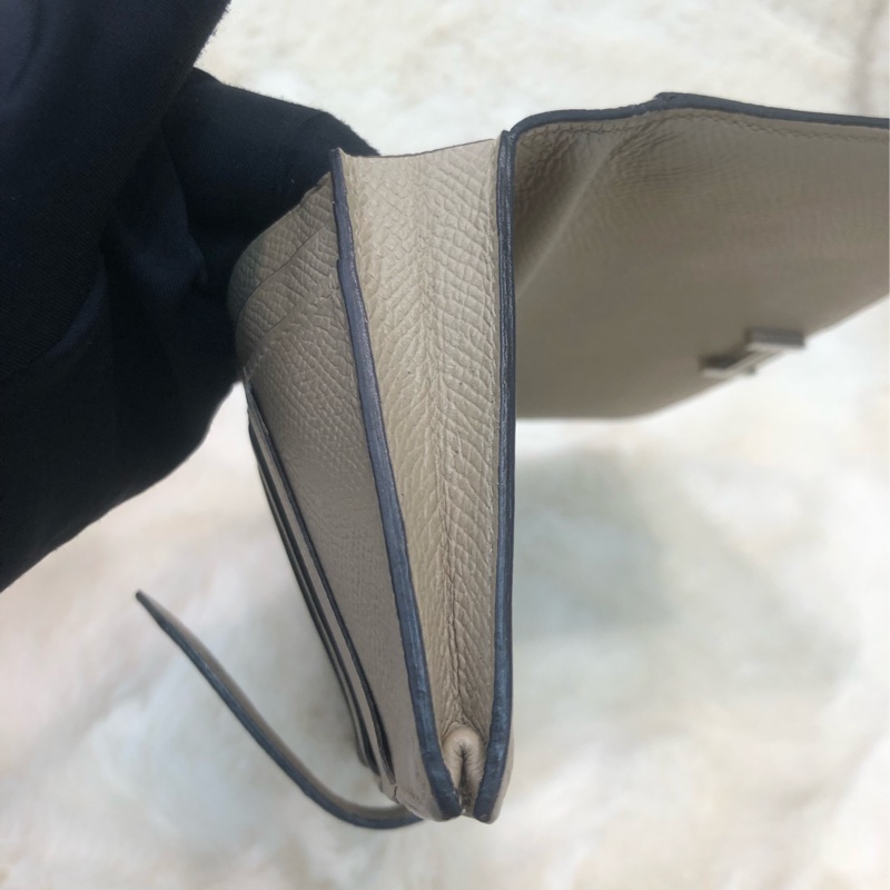 Hermes Bearn 杏色長銀包 XB584-9