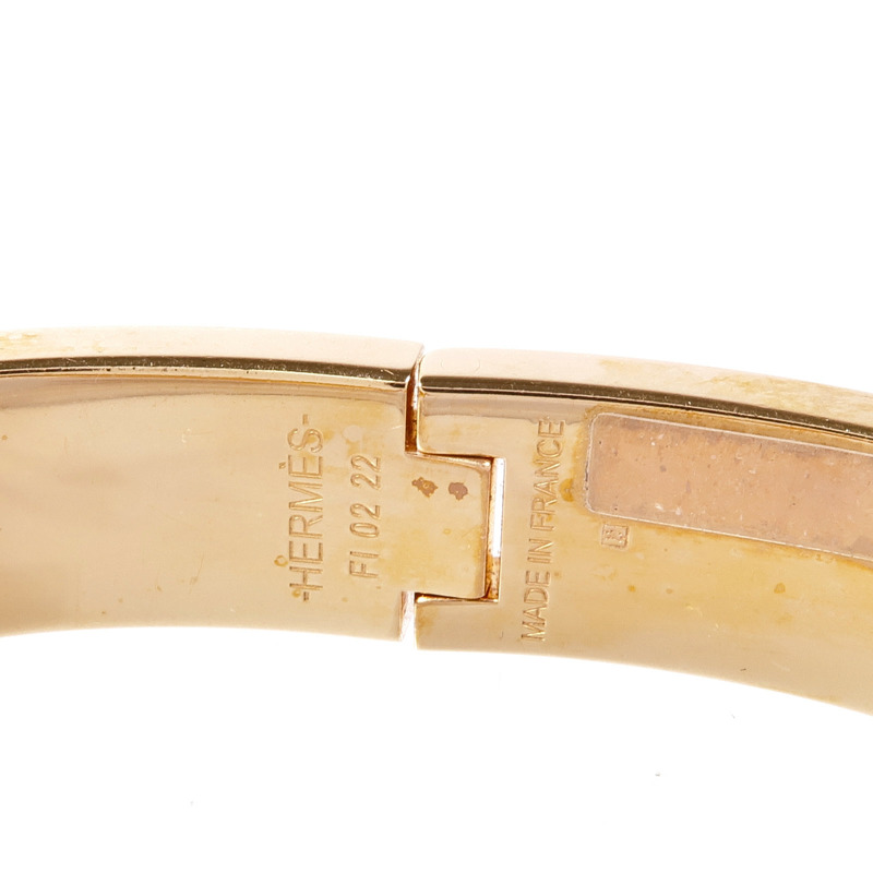HERMES 金屬/琺瑯Clic H手鐲-6