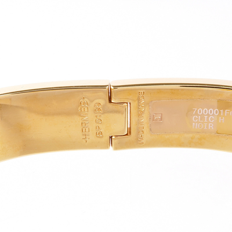 HERMES 金屬/琺瑯Clic H手鐲-6
