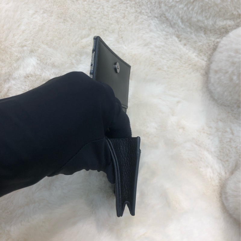 Dior 老花拼皮卡包 I292WH-5