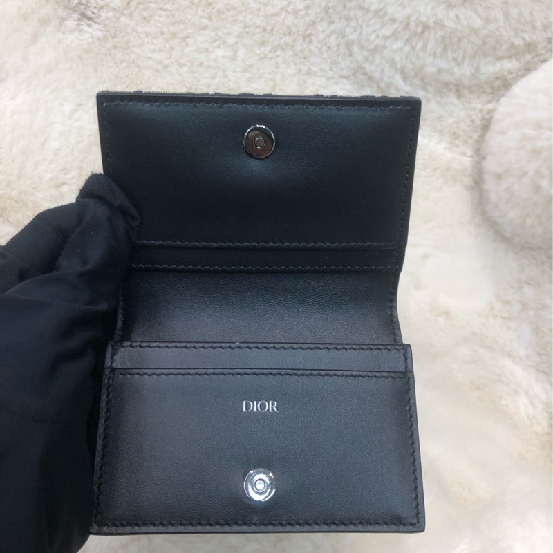 Dior 老花拼皮卡包 I292WH-6