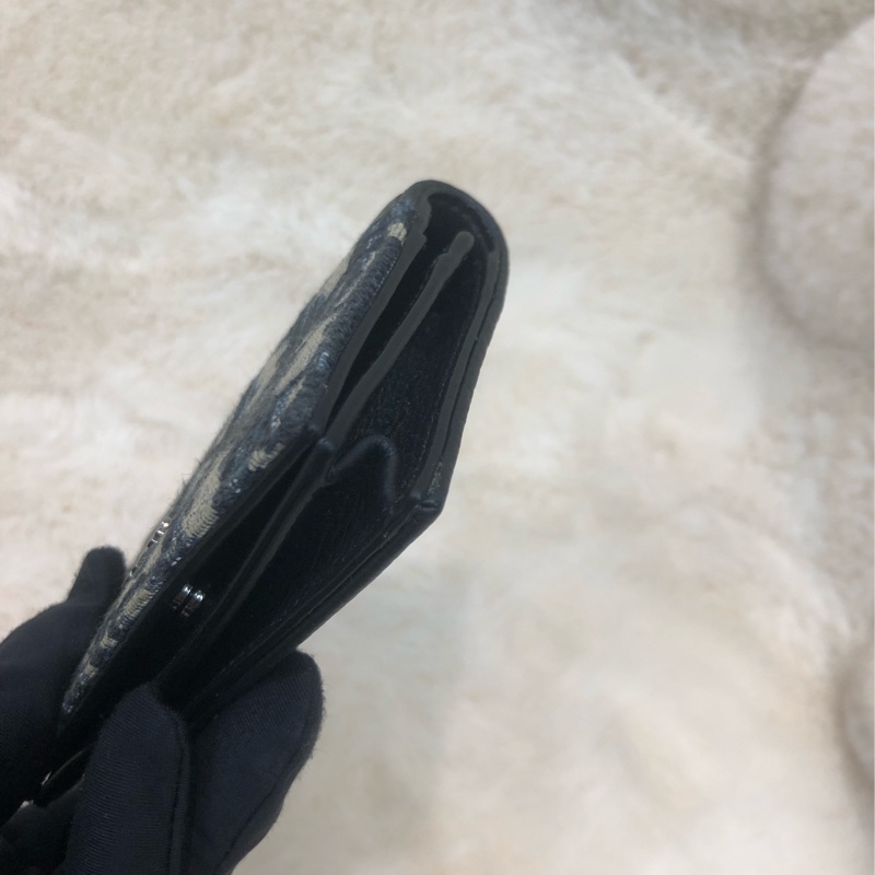 Dior 老花拼皮卡包 I292WH-8