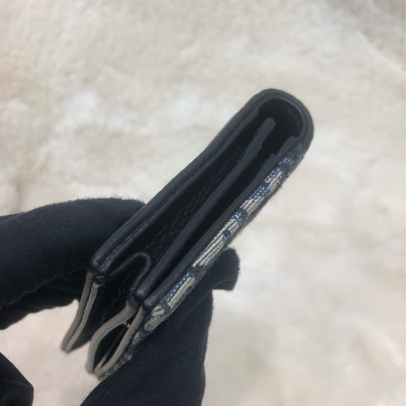 Dior 老花拼皮卡包 I292WH-9