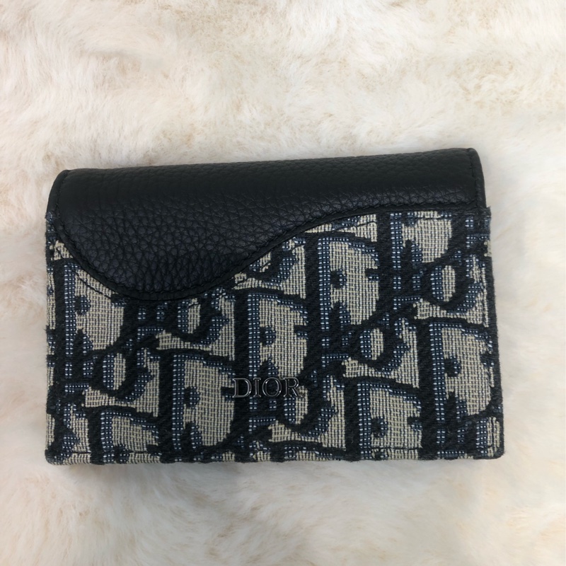 Dior 老花拼皮卡包 I292WH-11