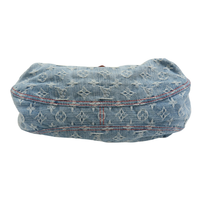 藍色/米白單寧 橘色帆布 Sunray 肩背包 M40416 M40416-3