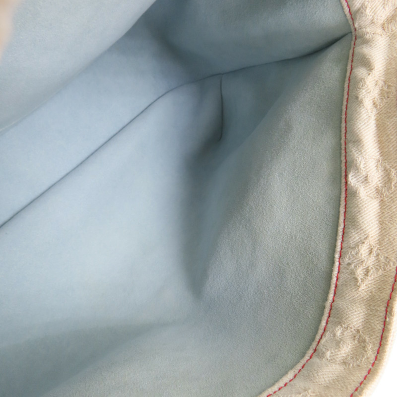 藍色/米白單寧 橘色帆布 Sunray 肩背包 M40416 M40416-5