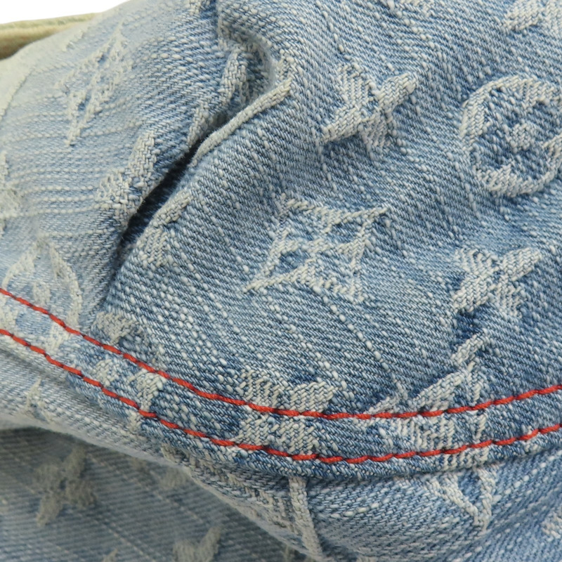 藍色/米白單寧 橘色帆布 Sunray 肩背包 M40416 M40416-15