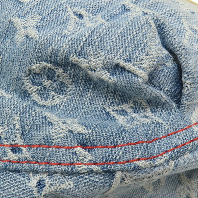 藍色/米白單寧 橘色帆布 Sunray 肩背包 M40416 M40416-16