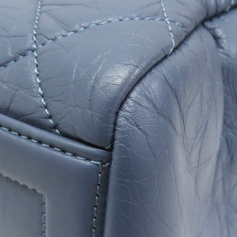 藍色牛皮 兩用包 無卡-16