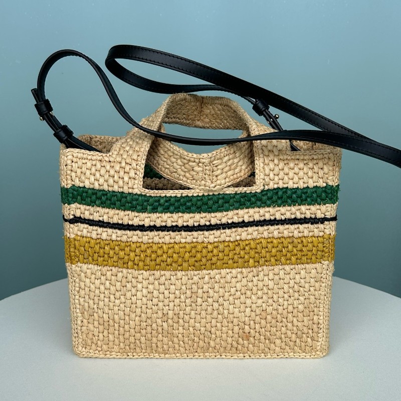Loewe羅意威 Font Tote小號拼色 菜籃子 手提包 肩背包 斜背包-1