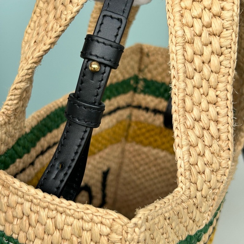 Loewe羅意威 Font Tote小號拼色 菜籃子 手提包 肩背包 斜背包-7