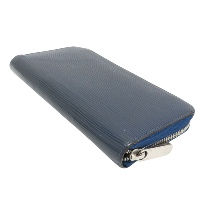 藍色 EPI水波紋牛皮 Zippy 拉鍊長夾 M60307-3