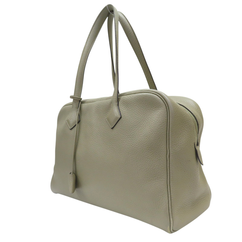 鼠尾草綠 Clemance牛皮 Victoria35 手提包 X刻-2