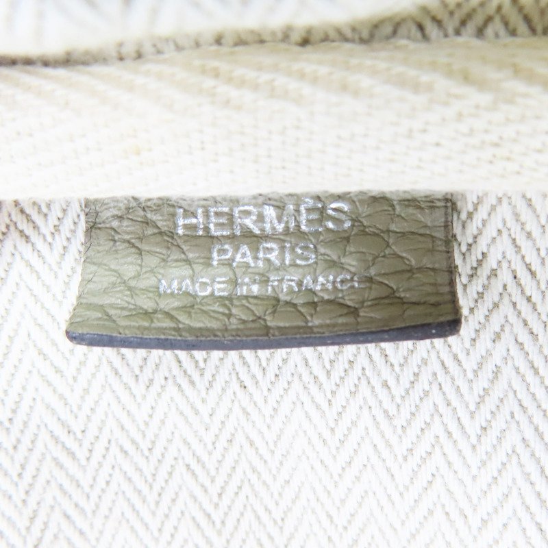 鼠尾草綠 Clemance牛皮 Victoria35 手提包 X刻-6