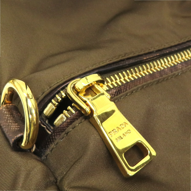 綠色 尼龍 肩背包-10