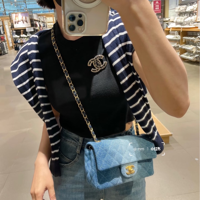 Chanel 24S CF20 牛仔漸變包-0