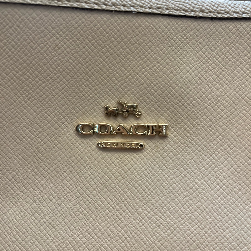 （500可售，先搶先贏 ）Coach 經典 托特包 雙面/兩面 白色/咖啡-10