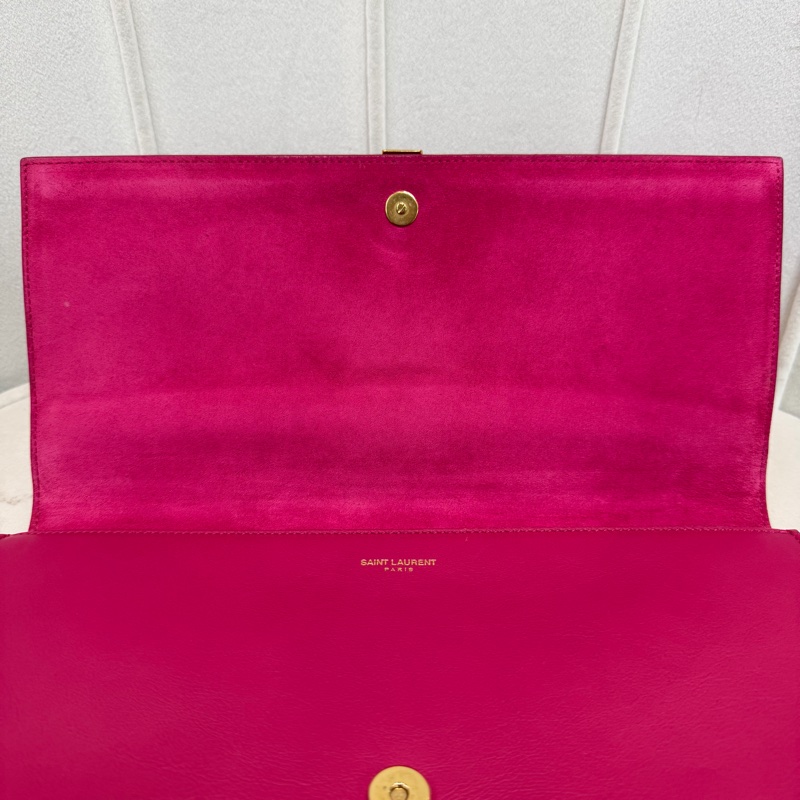 YSL 粉紅色Y 字手包   XB681-12