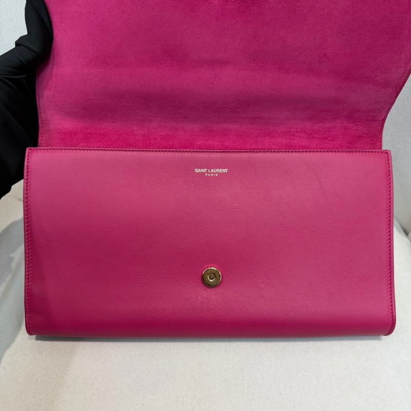 YSL 粉紅色Y 字手包   XB681-13