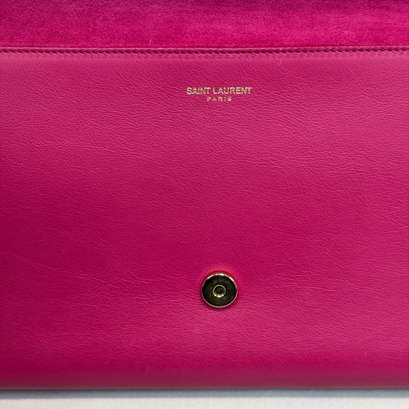 YSL 粉紅色Y 字手包   XB681-15