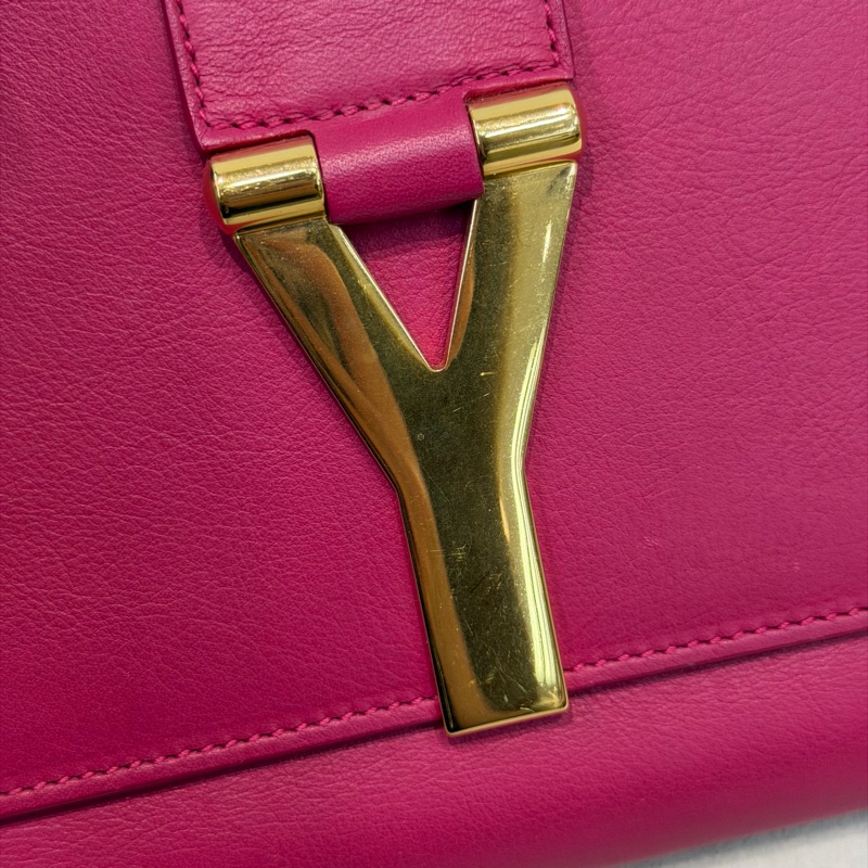 YSL 粉紅色Y 字手包   XB681-35