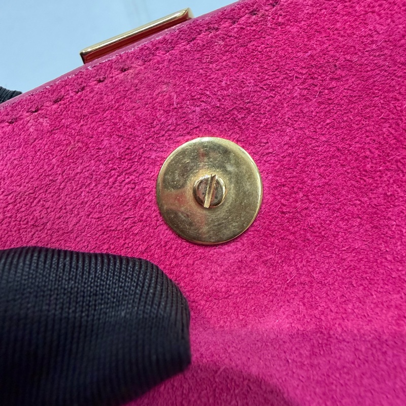 YSL 粉紅色Y 字手包   XB681-38