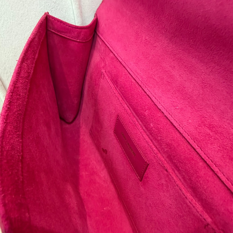 YSL 粉紅色Y 字手包   XB681-21