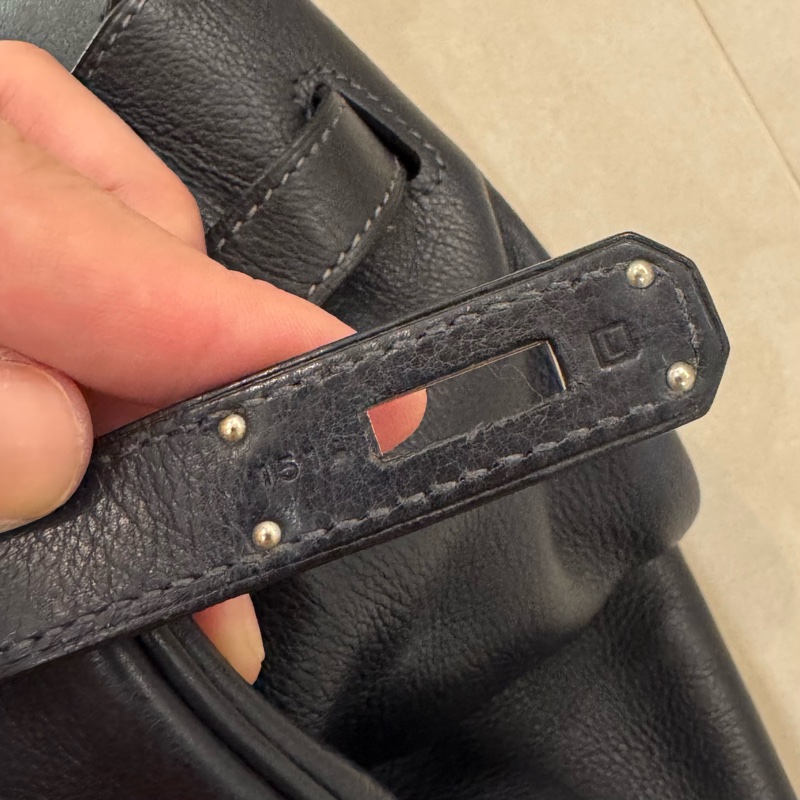 Hermes 柏金 35cm Birkin 超深藍接近黑色-4