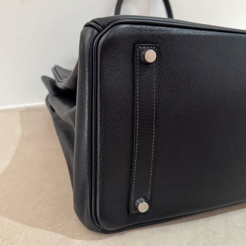 Hermes 柏金 35cm Birkin 超深藍接近黑色-9