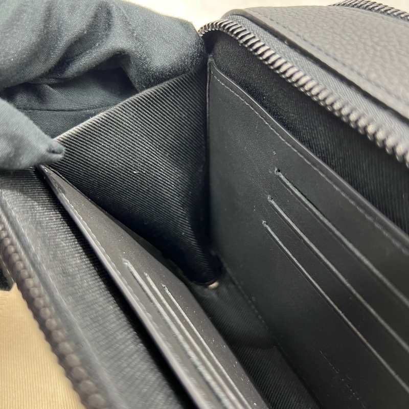 Louis Vuitton 黑色粒面小牛皮郵差包(I677)-21