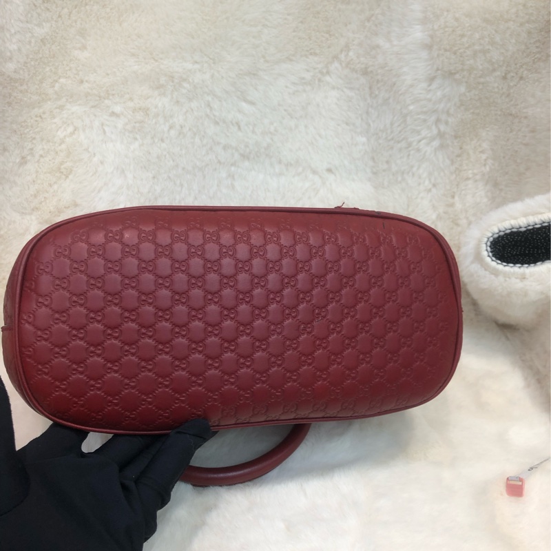 Gucci 紅色保齡 貝殼 袋 2way XB593-2