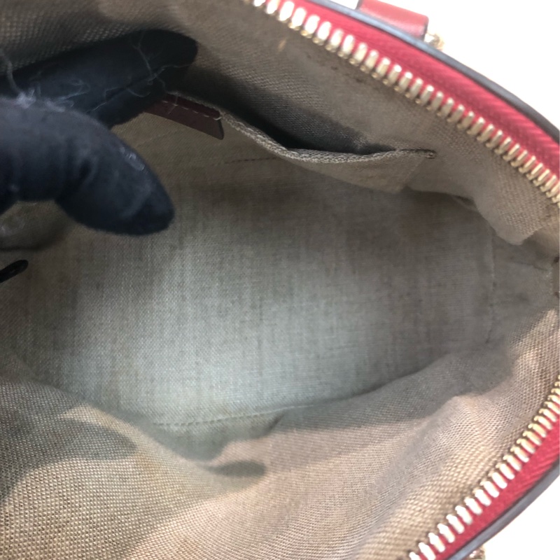 Gucci 紅色保齡 貝殼 袋 2way XB593-12