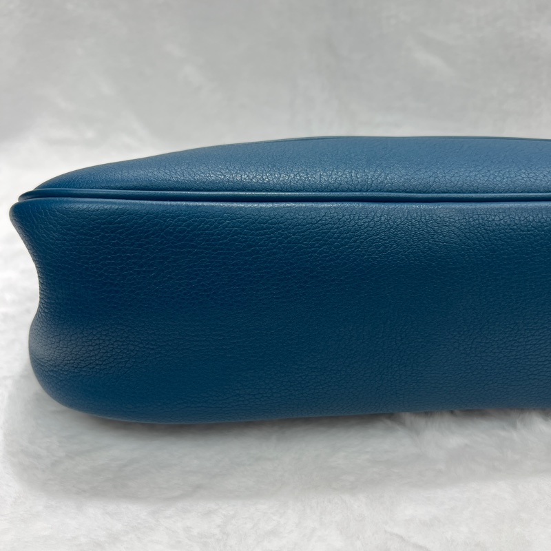 Hermès Berline28 Blue evercolor 手袋框R 2014 (I673)-16