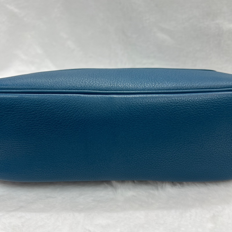 Hermès Berline28 Blue evercolor 手袋框R 2014 (I673)-17