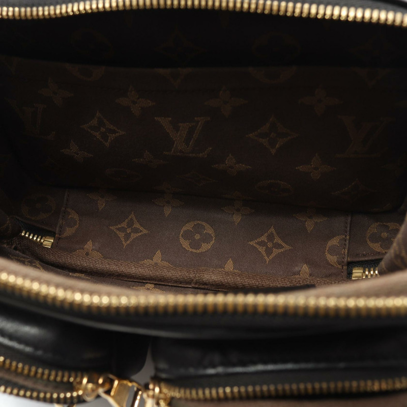 LOUIS VUITTON 實用斜背包 單肩包 M80450 皮革 黑色 二手 女士 LV-7