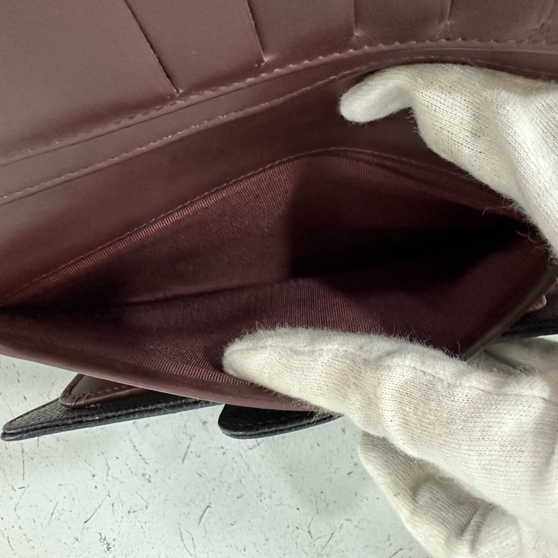 Chanel  A31506 黑荔枝皮銀釦CF長夾-43