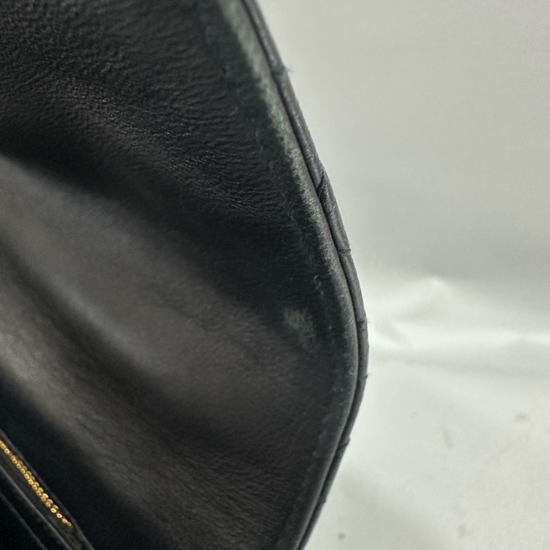 Dior M9243 黑皮金釦caro斜背包 大號-26