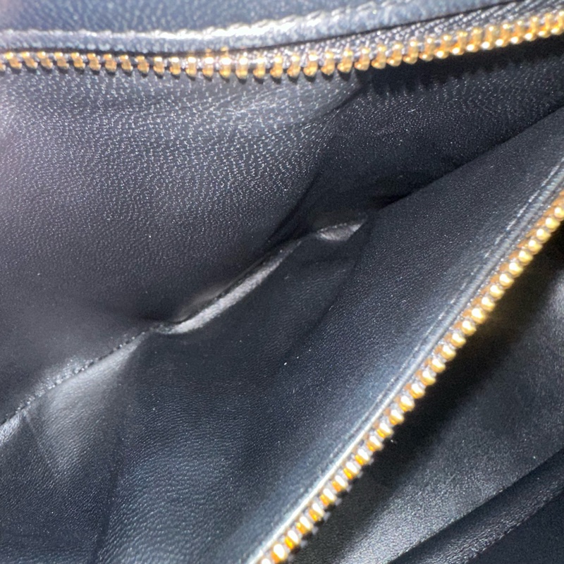 Dior M9243 黑皮金釦caro斜背包 大號-47