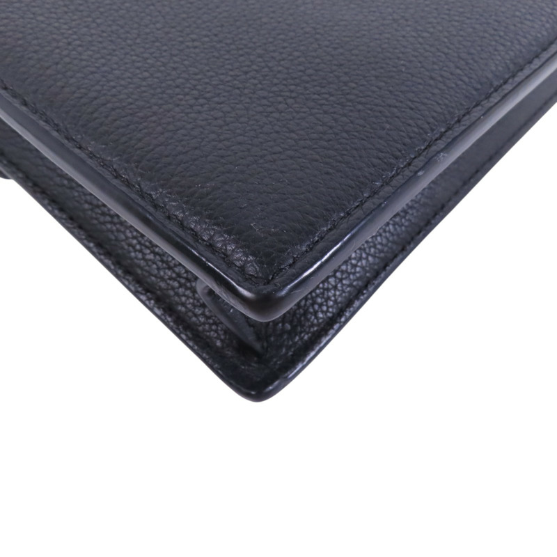 LOUIS VUITTON 牛皮皮革My Lock Me銀扣鏈帶肩背袋-12
