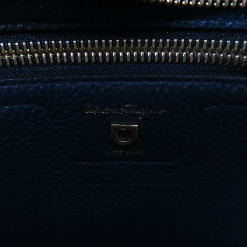 Salvatore Ferragamo 牛皮皮革2Way Shoulder Bag金扣手挽肩背兩用袋-6