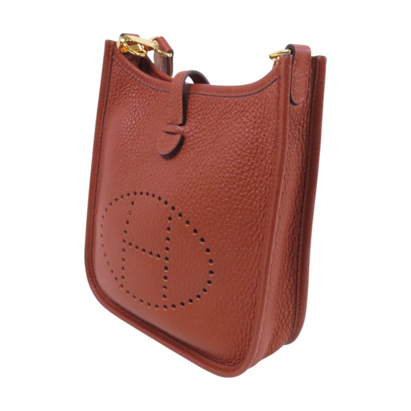 HERMES Clemence皮革Evelyne TPM金扣肩背袋-2
