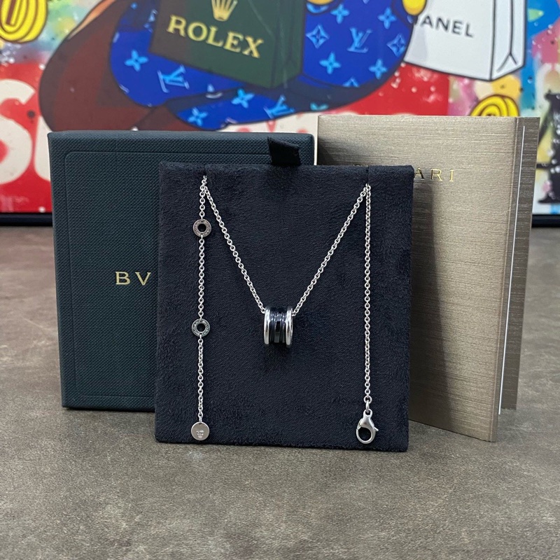 Bvlgari 慈善款項鍊 附件:盒子 保卡 鏈長約44cm ~-1