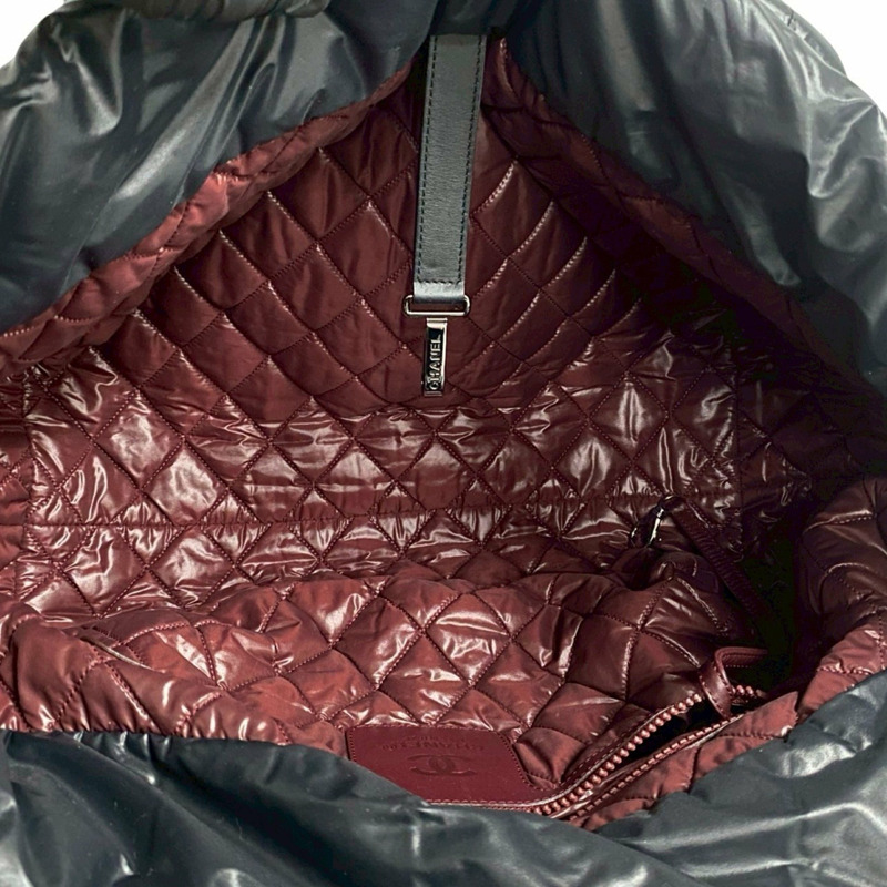 CHANEL Coco Cocoon Mark 尼龍托特包 手提包 黑色 45671-7