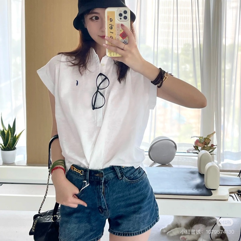 CELINE 牛仔 丹寧 腰鏈 鏈條 牛仔褲 短褲 牛仔短褲-1